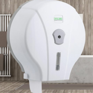Držač toalet papira u rolni MINI-JUMBO - BIJELI